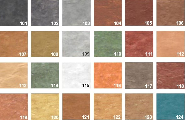 Nuancier Béton lissé
