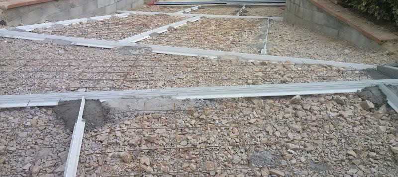 Joints de dilatation du béton PVC