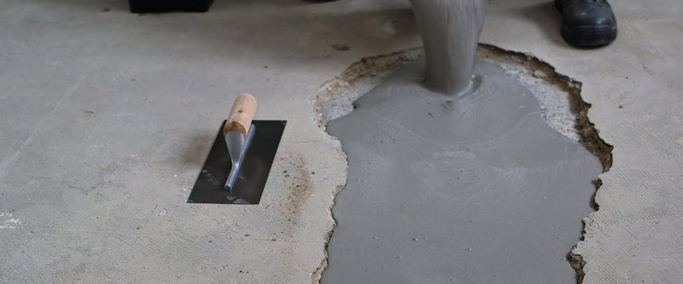 reparation avec barbotine ciment