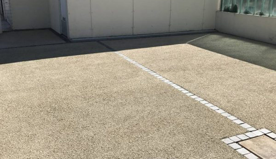 budget d'une terrasse en Béton drainant