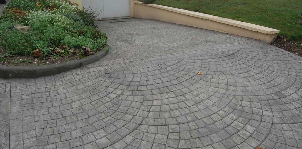 Le béton imprimé pour garage