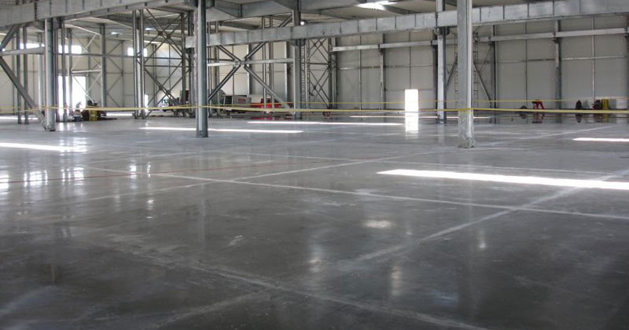 revêtement béton lissé pour parking interieur