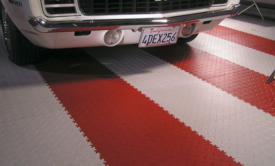 dalles en PVC pour sol de garage