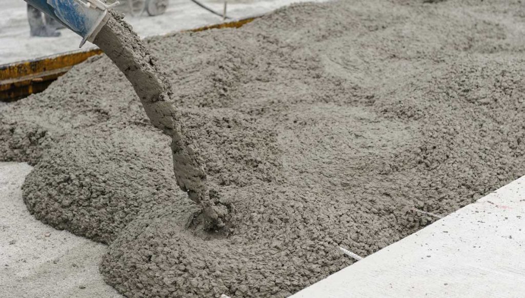béton frais