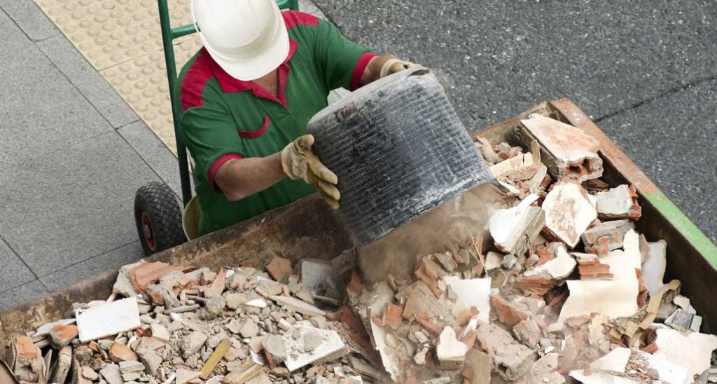 prix évacuation de gravats d'un chantier