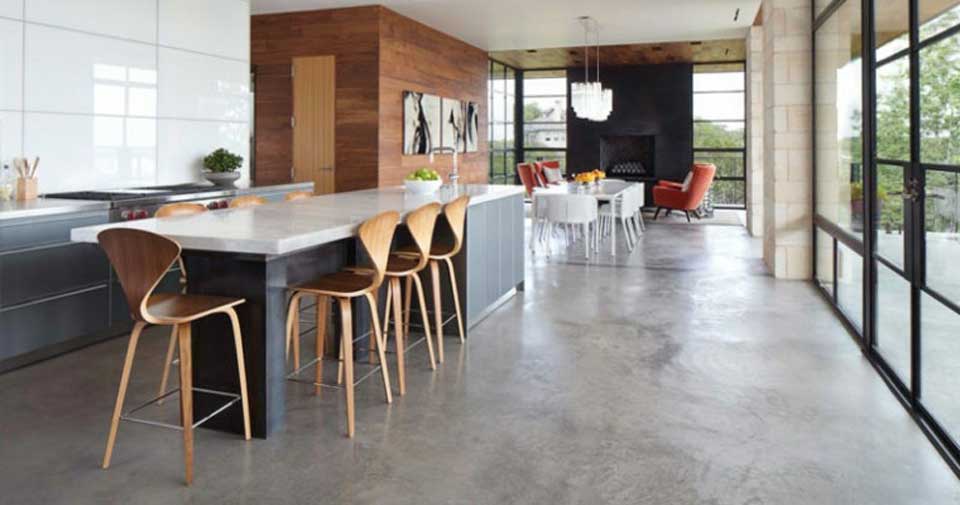 Sol en béton pour interieur