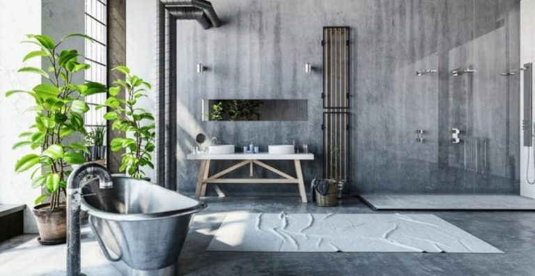 Béton ciré pour salle de bain: Prix, Pose, Avantages - PaveBéton