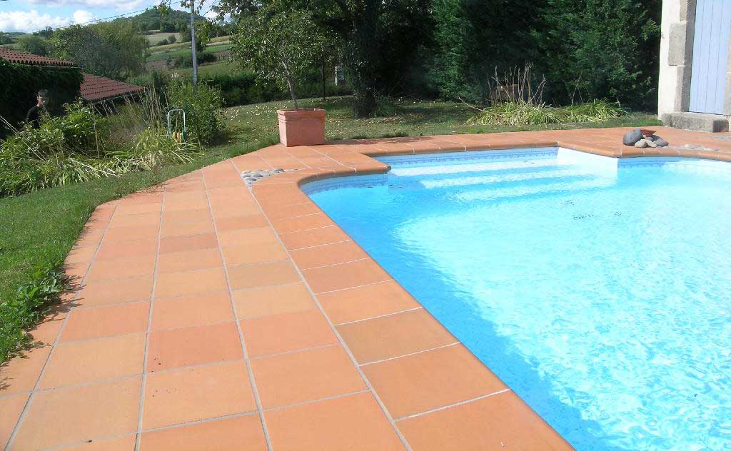 terrasse en terre cuite