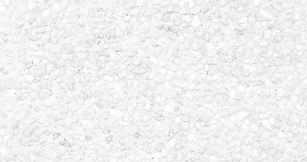 Béton désactivé blanc et ciment blanc