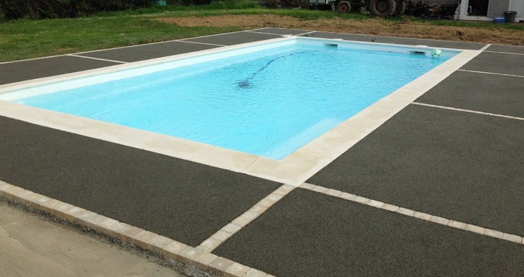 Béton drainant piscine