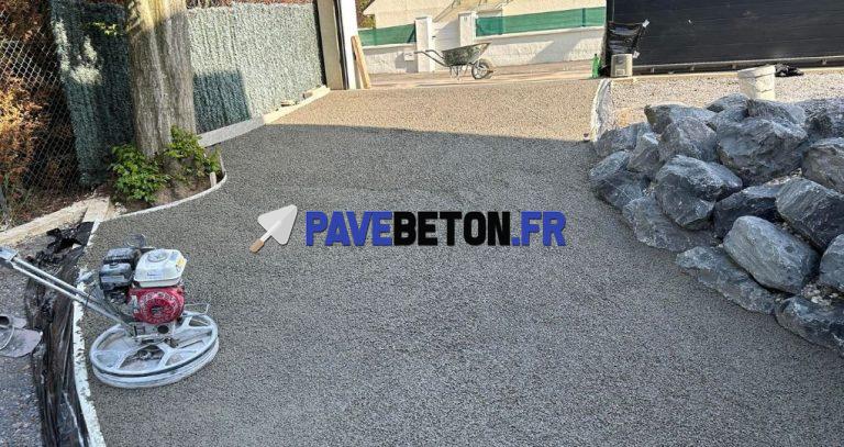 Béton drainant gris: Prix, Avantages et Pose - PaveBéton