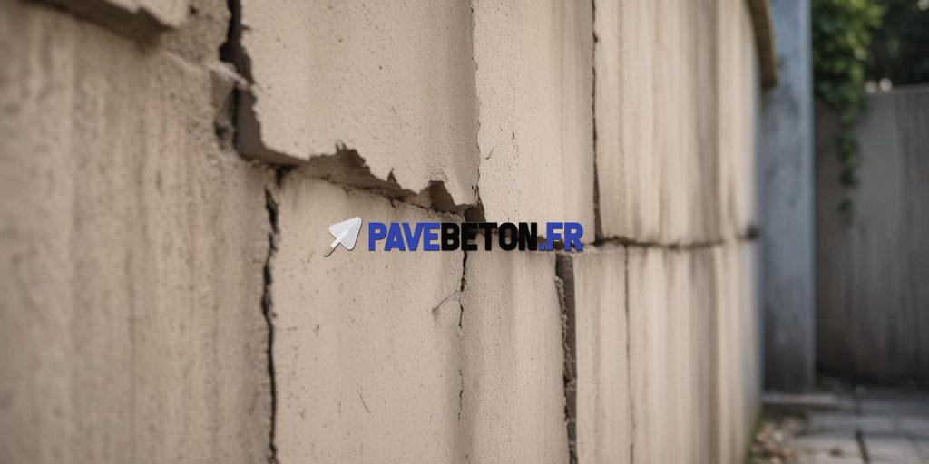 Comment réparer une fissure dans un mur en béton?