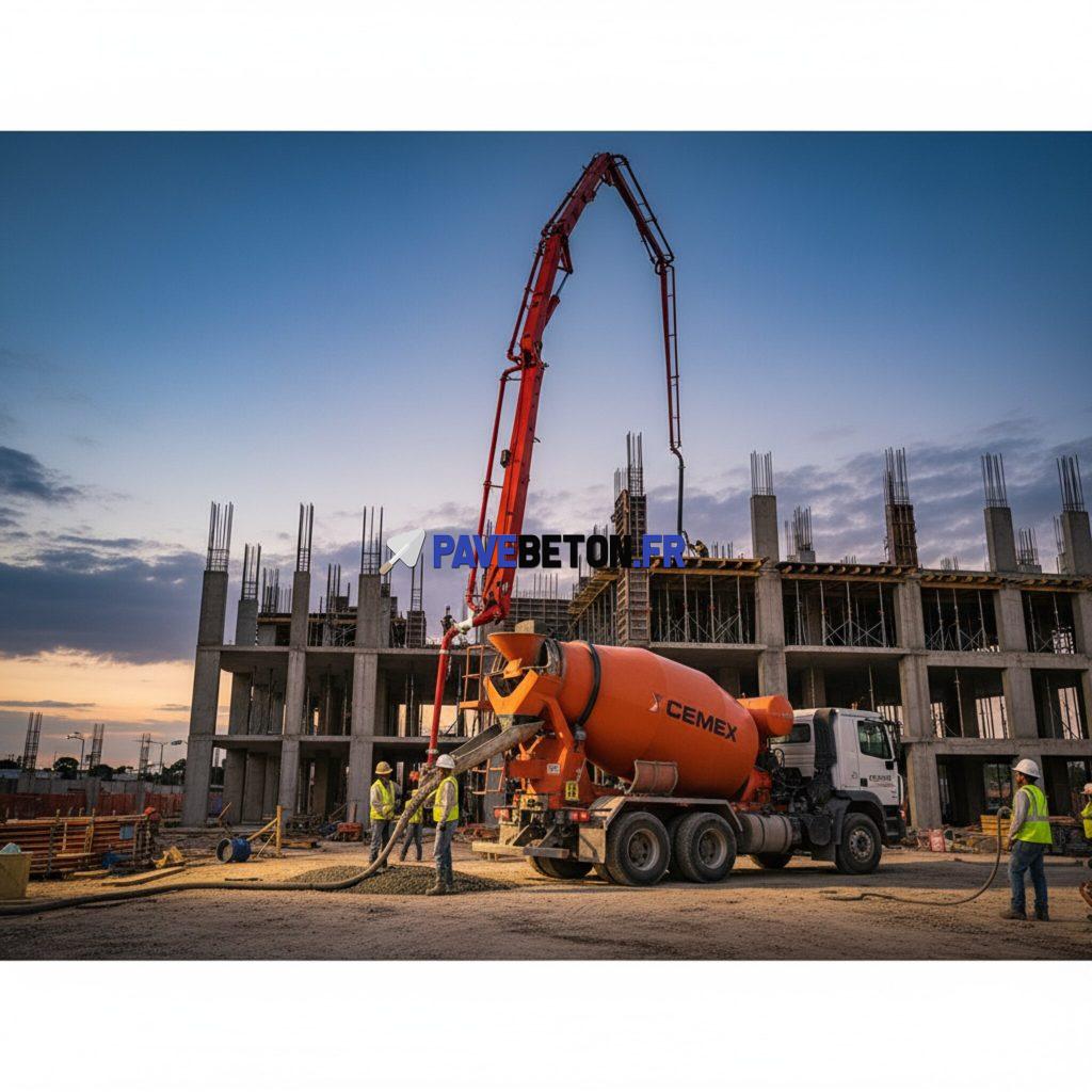 Combien de temps dure le déchargement du béton prêt à l’emploi?