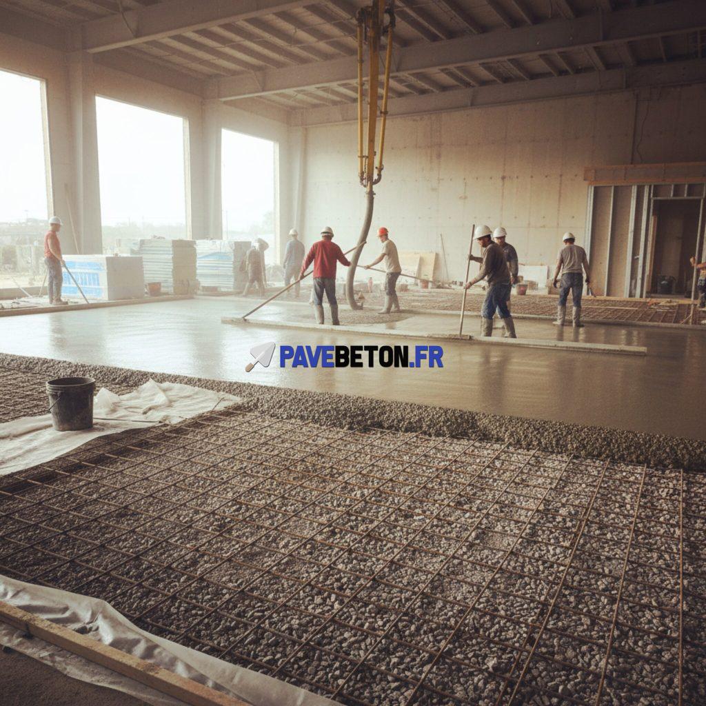 Comment bien réaliser une dalle en béton à l'intérieur?