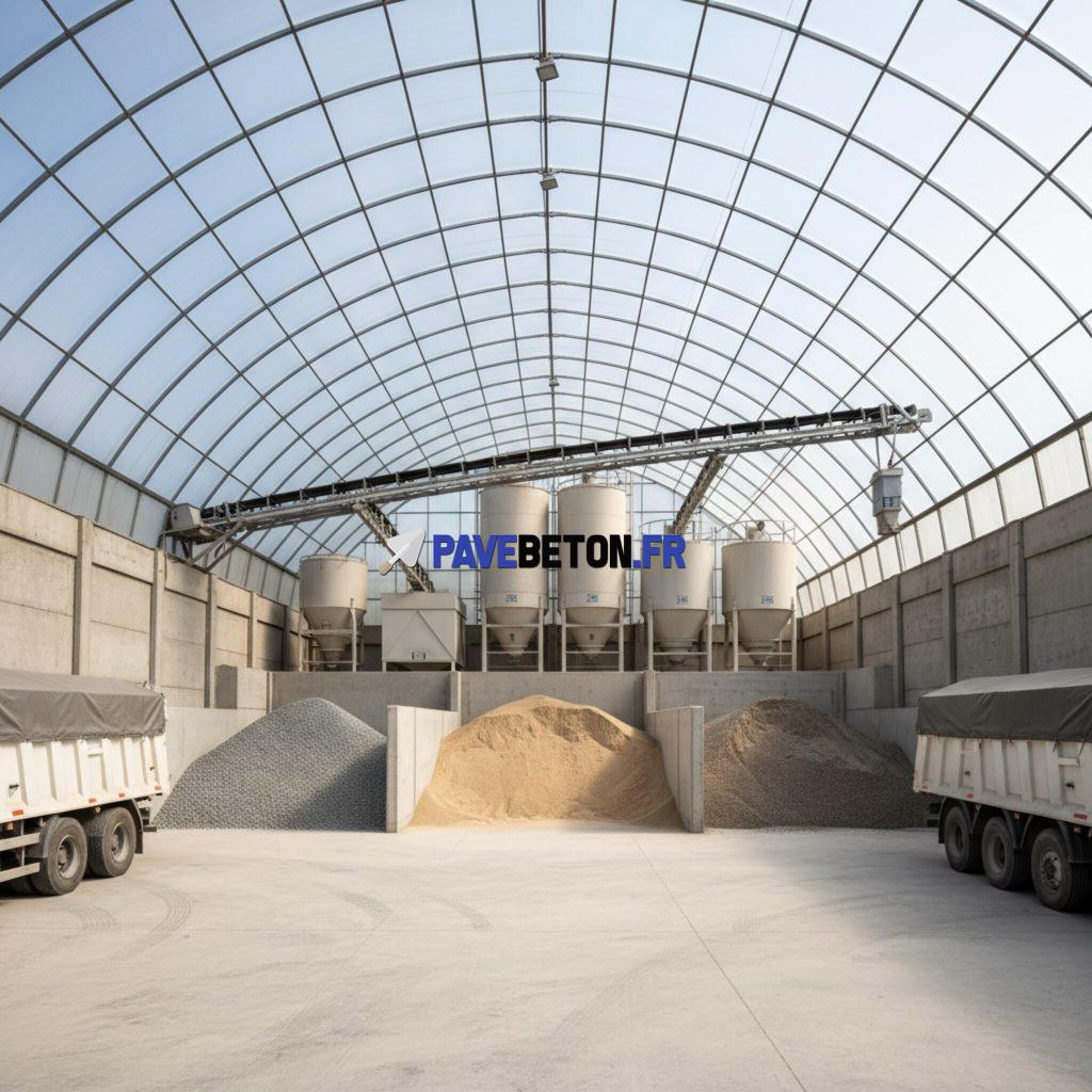 Comment bien stocker les matériaux pour la fabrication du béton?