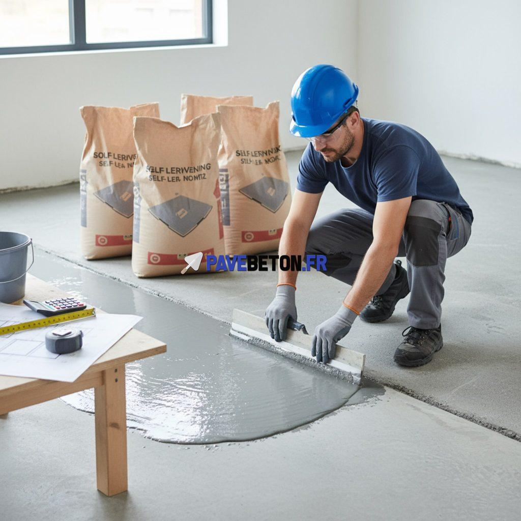 Comment calculer la quantité de sacs de ragréage nécessaire par mètre carré?