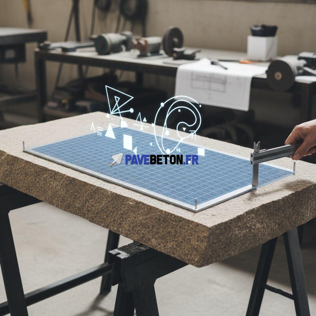 Comment calculer la surface d’une dalle pour commander l’outillage?