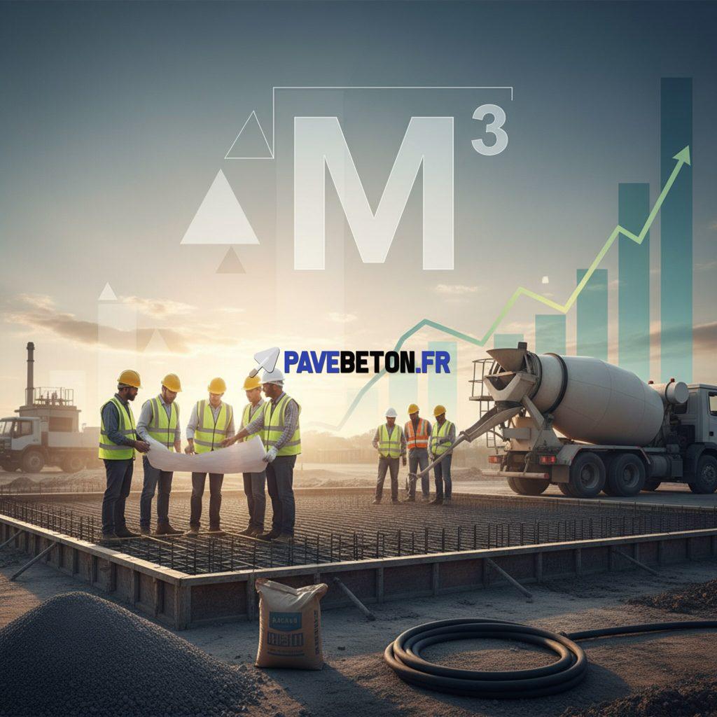 Comment calculer le prix du béton au mètre cube?
