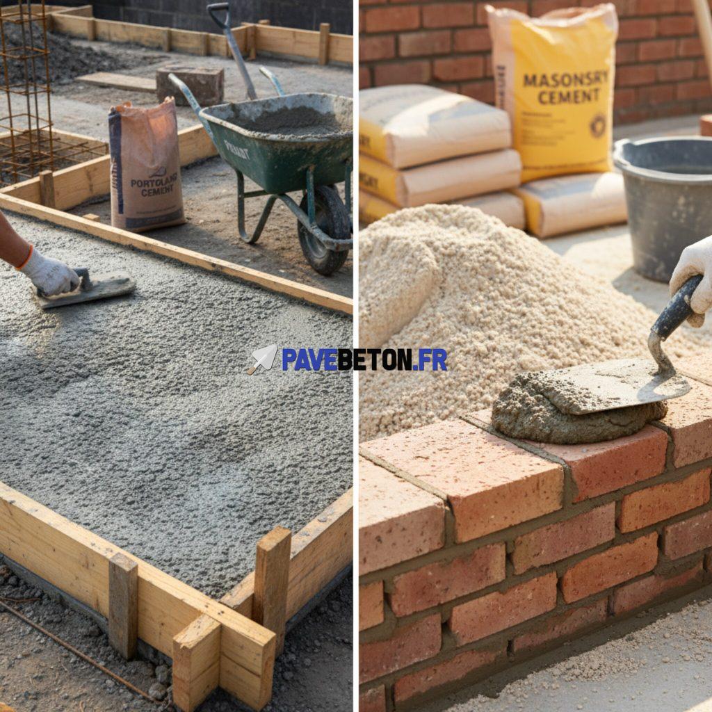 Comment choisir entre béton et mortier pour un projet spécifique?