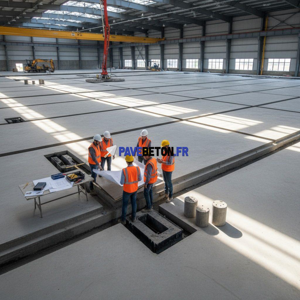Comment choisir l'épaisseur de béton pour un sol industriel?