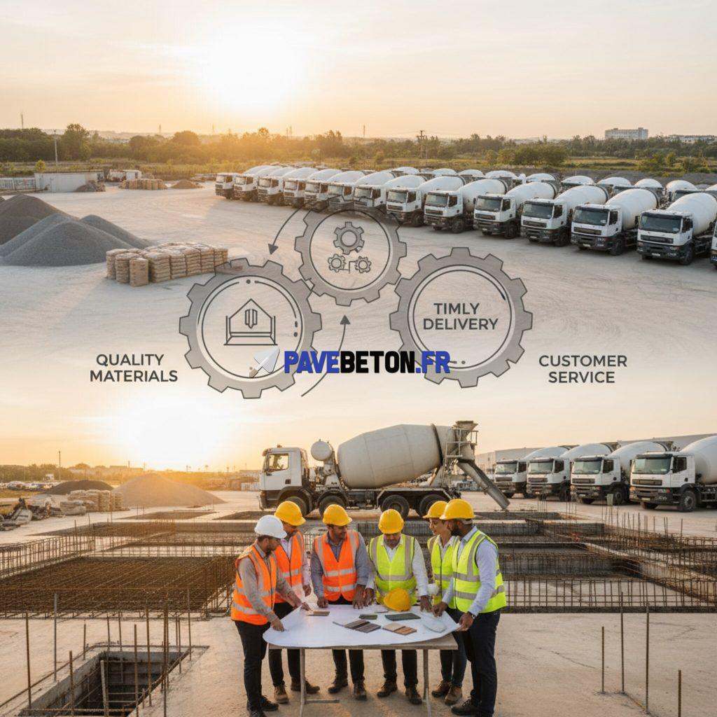 Comment choisir un fournisseur de béton fiable?
