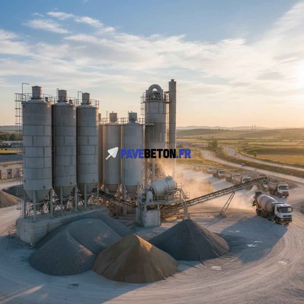 Comment fonctionne la fabrication dans une centrale à béton?