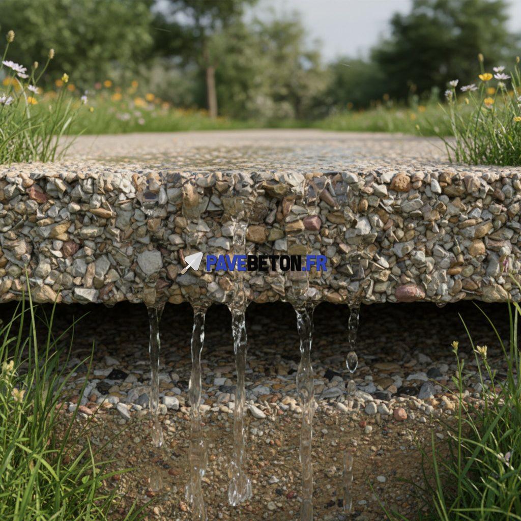 Comment réaliser un béton drainant?