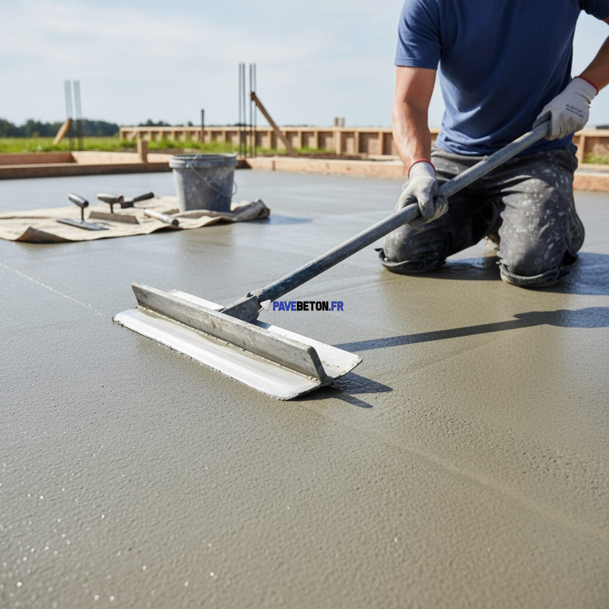 Comment réaliser une finition lisse sur une dalle en béton? PaveBéton — free download