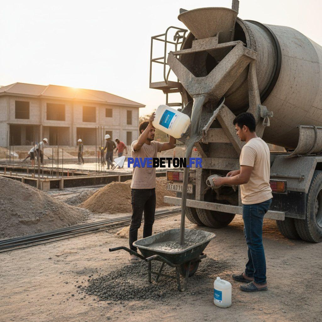 Comment utiliser un plastifiant pour béton?