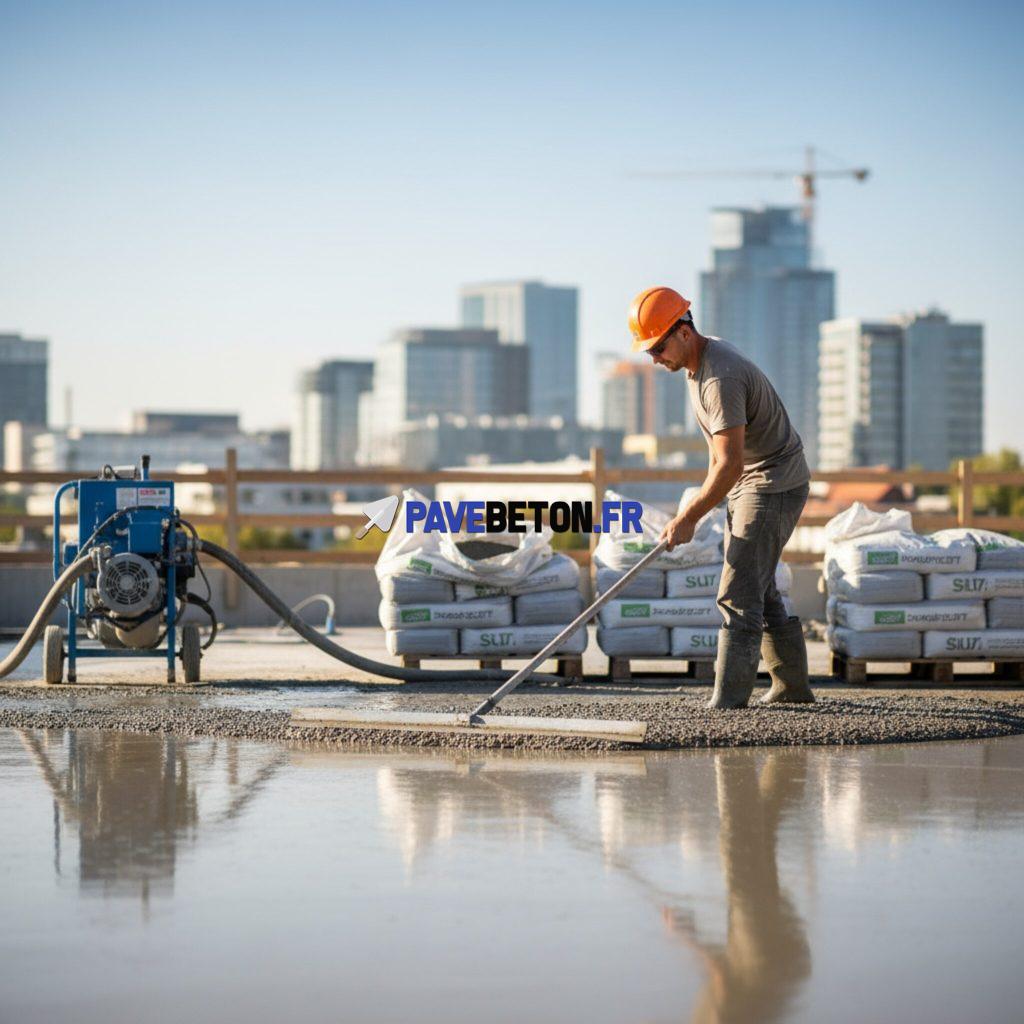 Quel est le prix moyen du béton autonivelant?