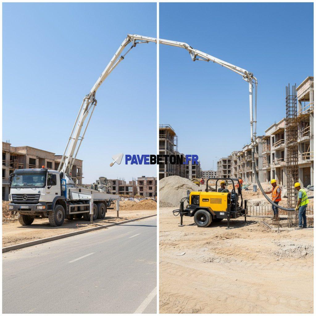 Quelle différence entre un camion-pompe et une pompe automotrice?