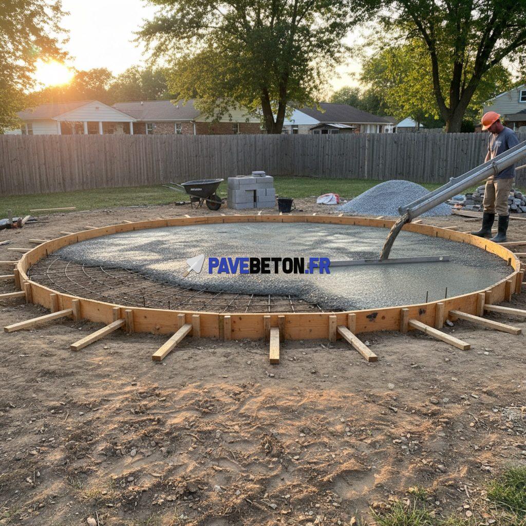 Quelle épaisseur de dalle prévoir pour une piscine hors-sol?