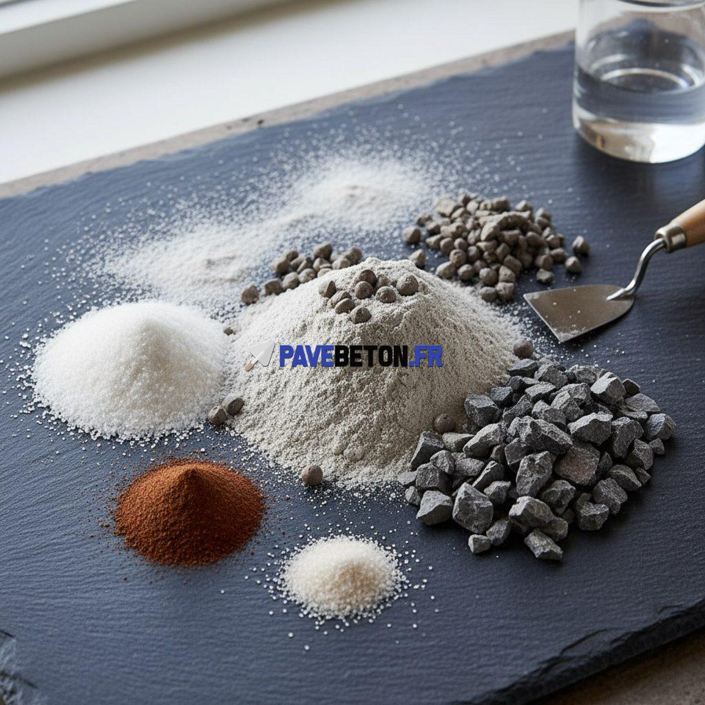 Quelle est la composition du ciment?