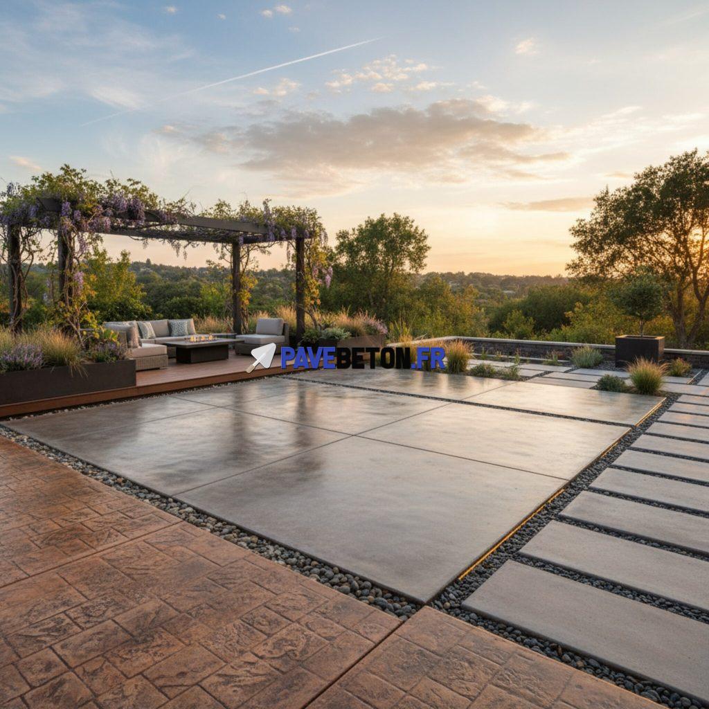 Quelles recommandations pour une dalle en béton en extérieur?