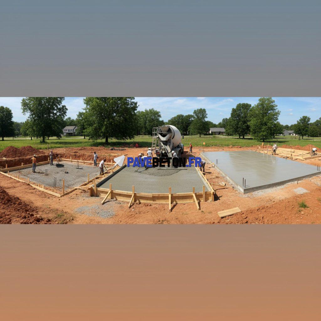 Quelles sont les étapes pour réaliser une fondation en béton?