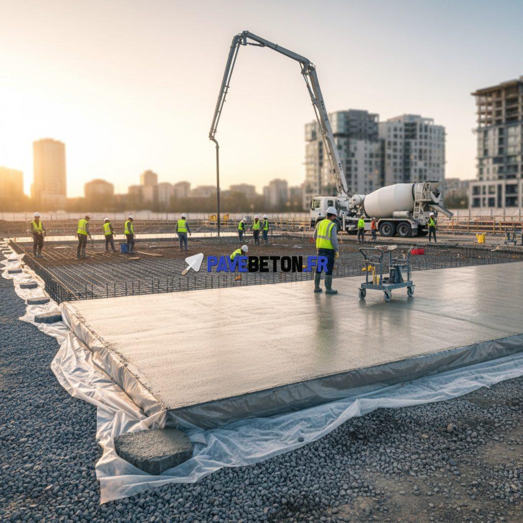 Quelles sont les recommandations pour la mise en œuvre des dallages?