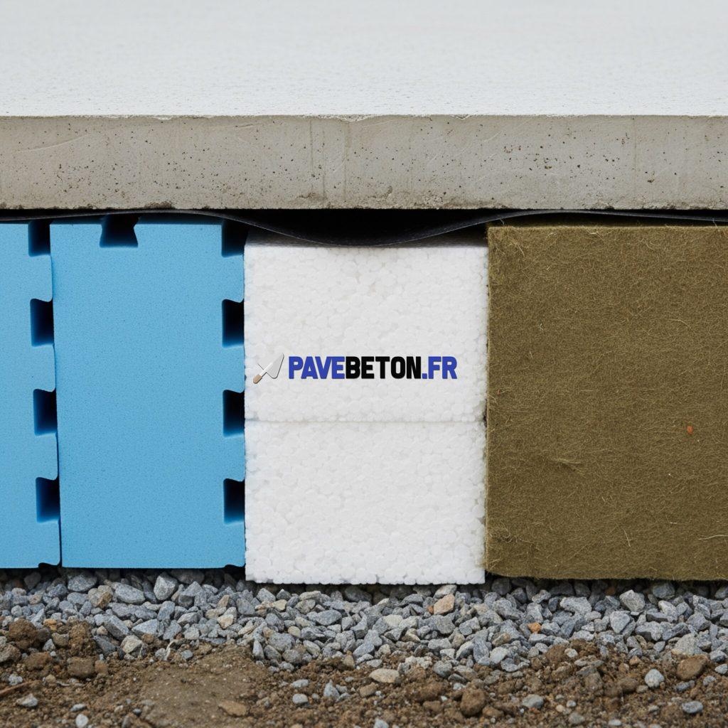 Quels isolants choisir pour une isolation sous dalle en béton?