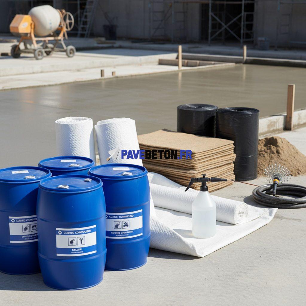 Quels produits utiliser pour la cure du béton?