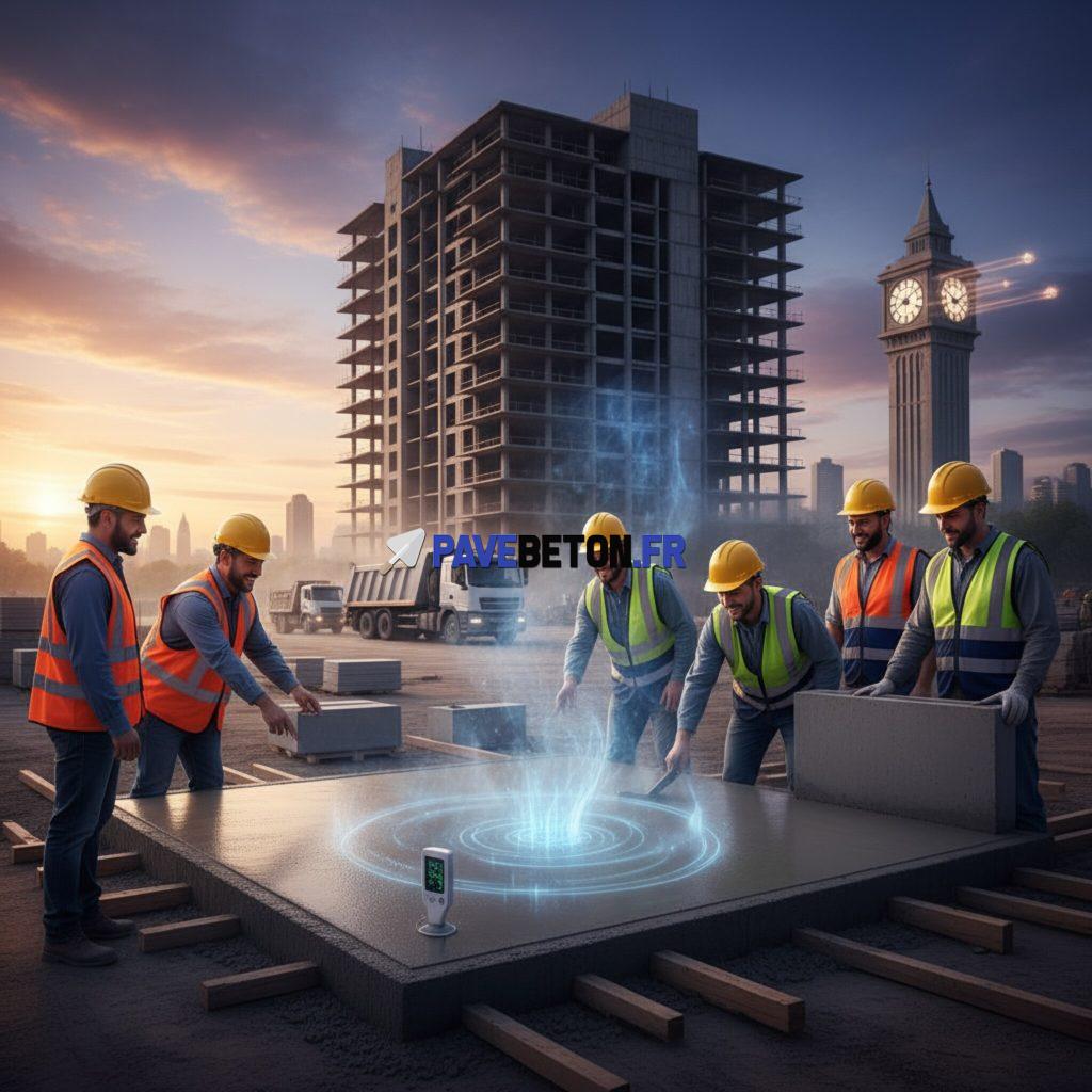 Quels sont les avantages d’un accélérateur de prise pour le béton?