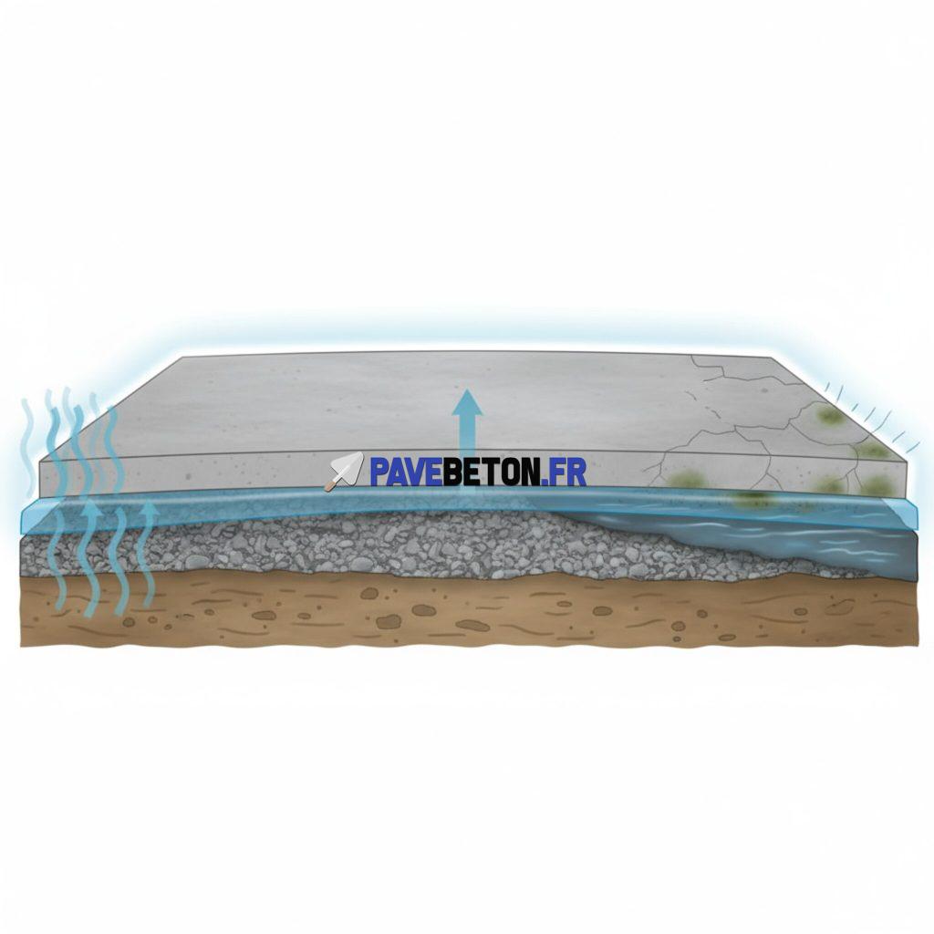 Quels sont les avantages d’un film polyane sous une dalle de béton?