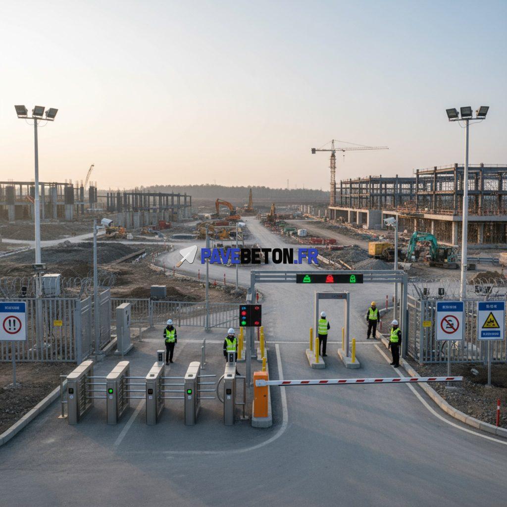 Quels sont les critères pour assurer un accès fluide et sécurisé au chantier?