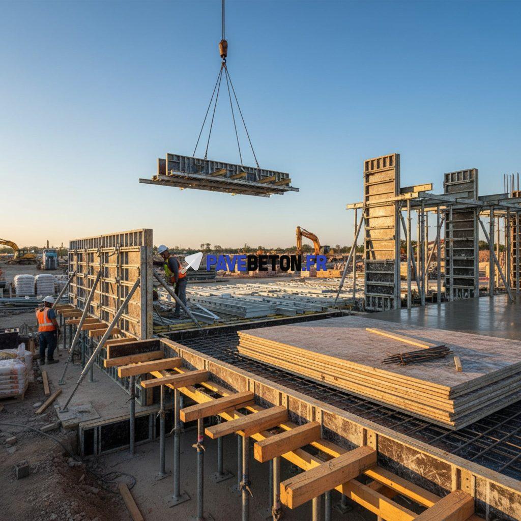 Quels sont les différents types de coffrages pour une dalle en béton?