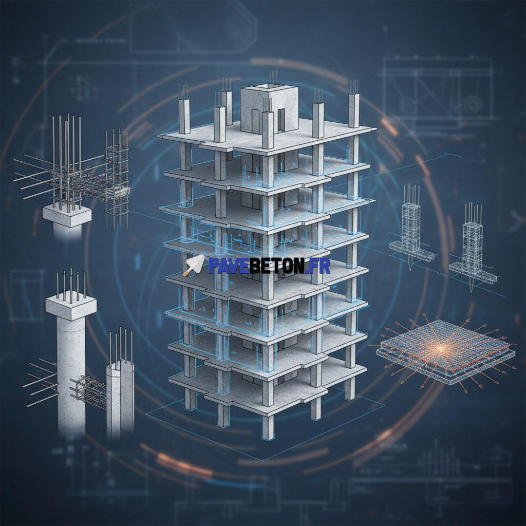 Quels sont les éléments clés d’une étude de structure pour une construction en béton armé?