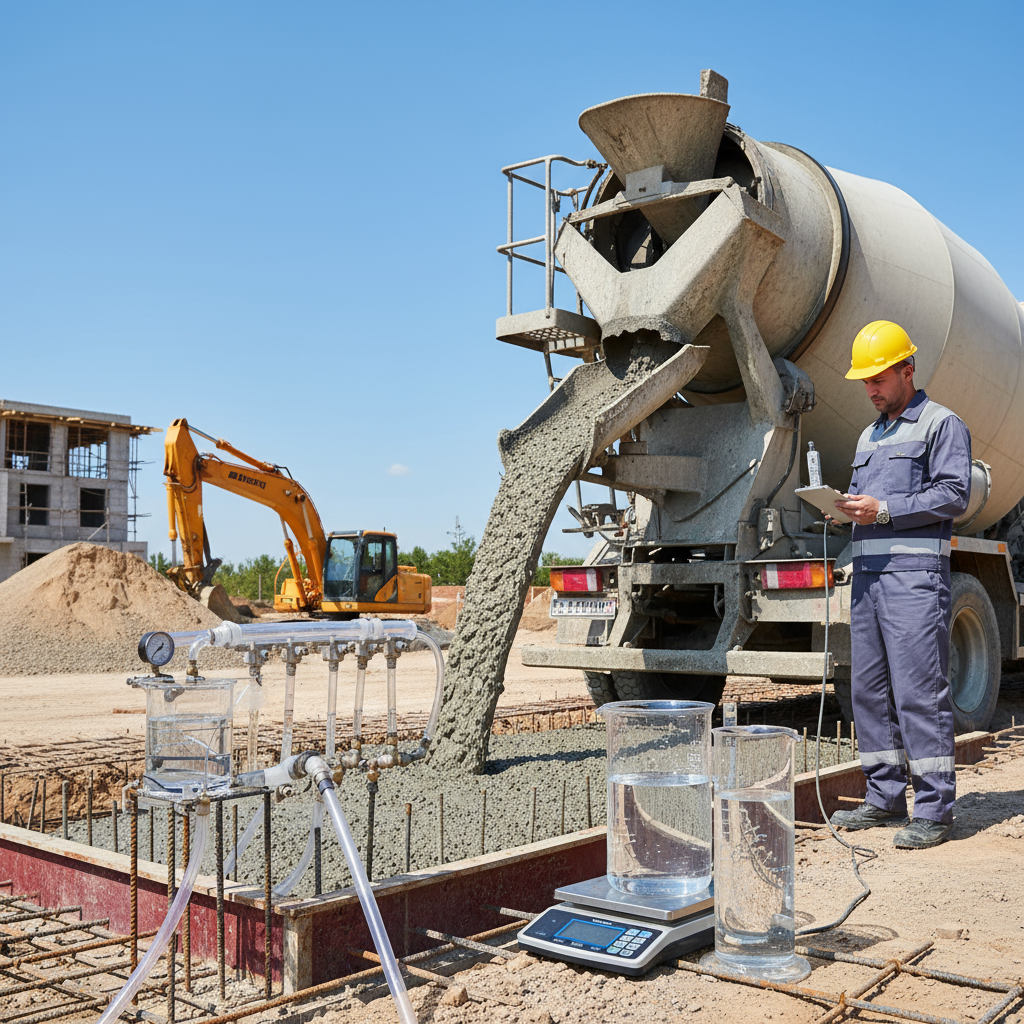 Comment calculer la quantité d’eau nécessaire pour un béton fluide?