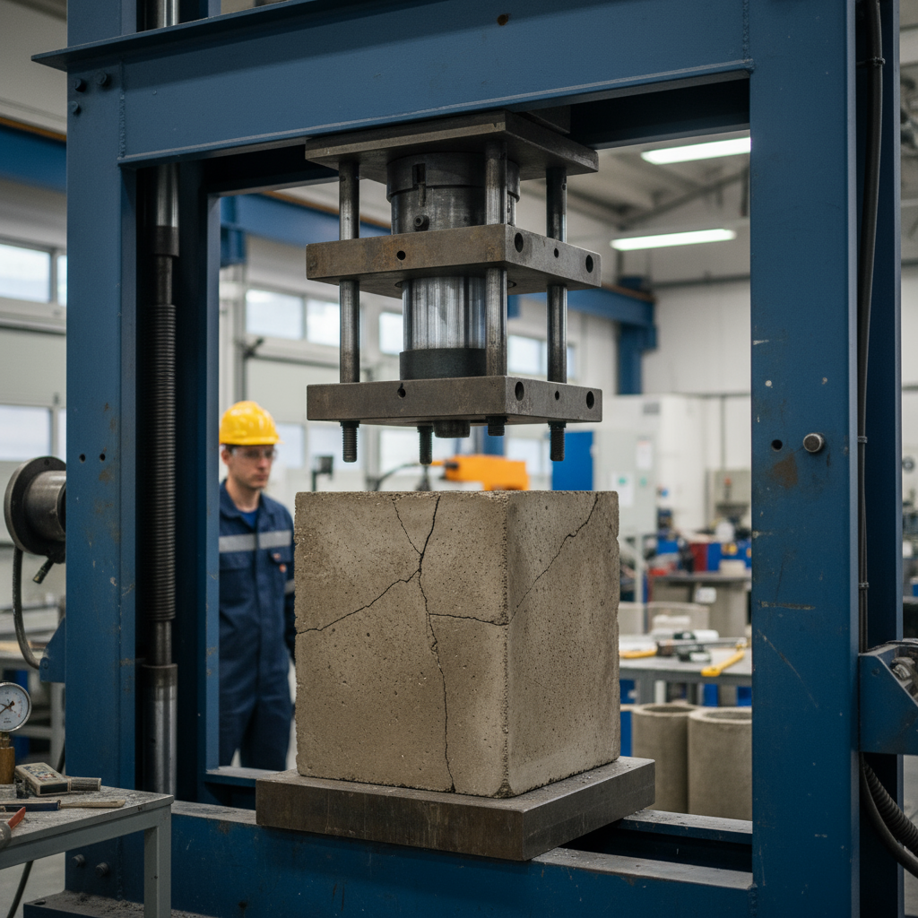 Comment déterminer la résistance à la compression du béton durci?