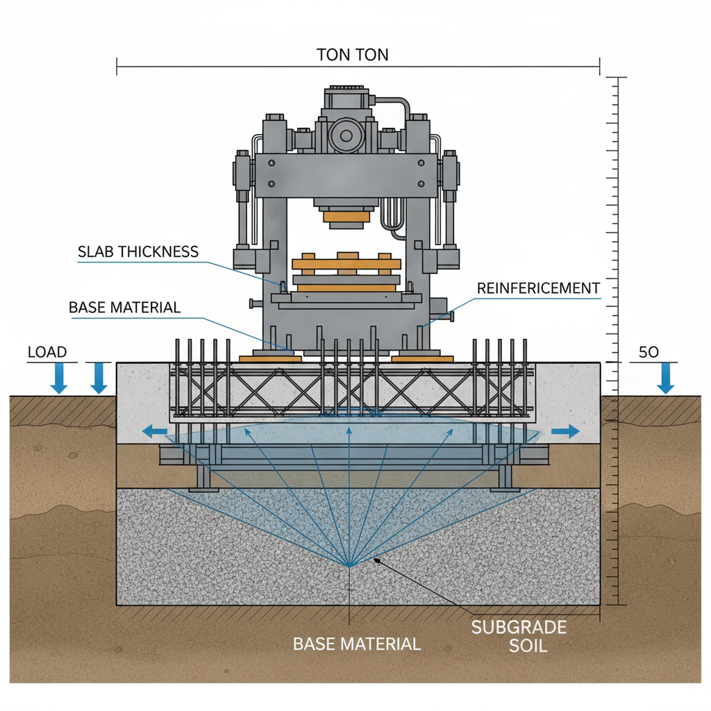 Comment dimensionner une dalle en béton pour supporter un poids important?