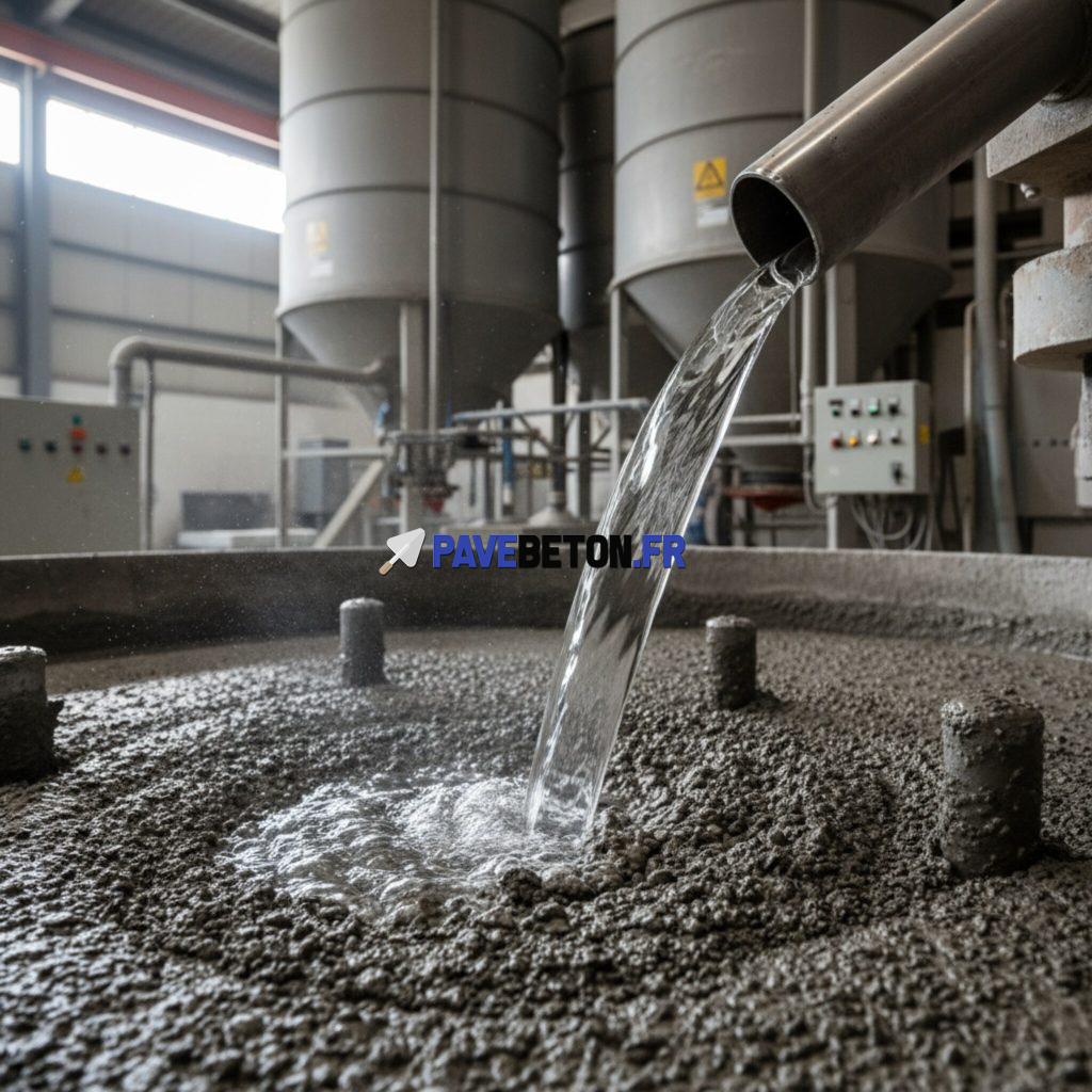 Comment doser l’eau dans un mélange pour béton performant?