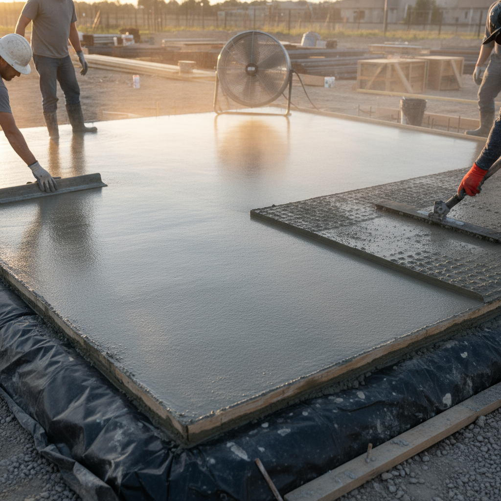 Comment éviter la formation de laitance en surface d’une dalle en béton?