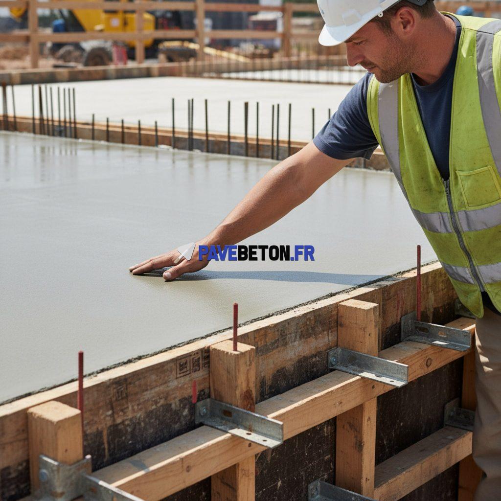 Comment éviter un décoffrage trop précoce d’une dalle en béton?