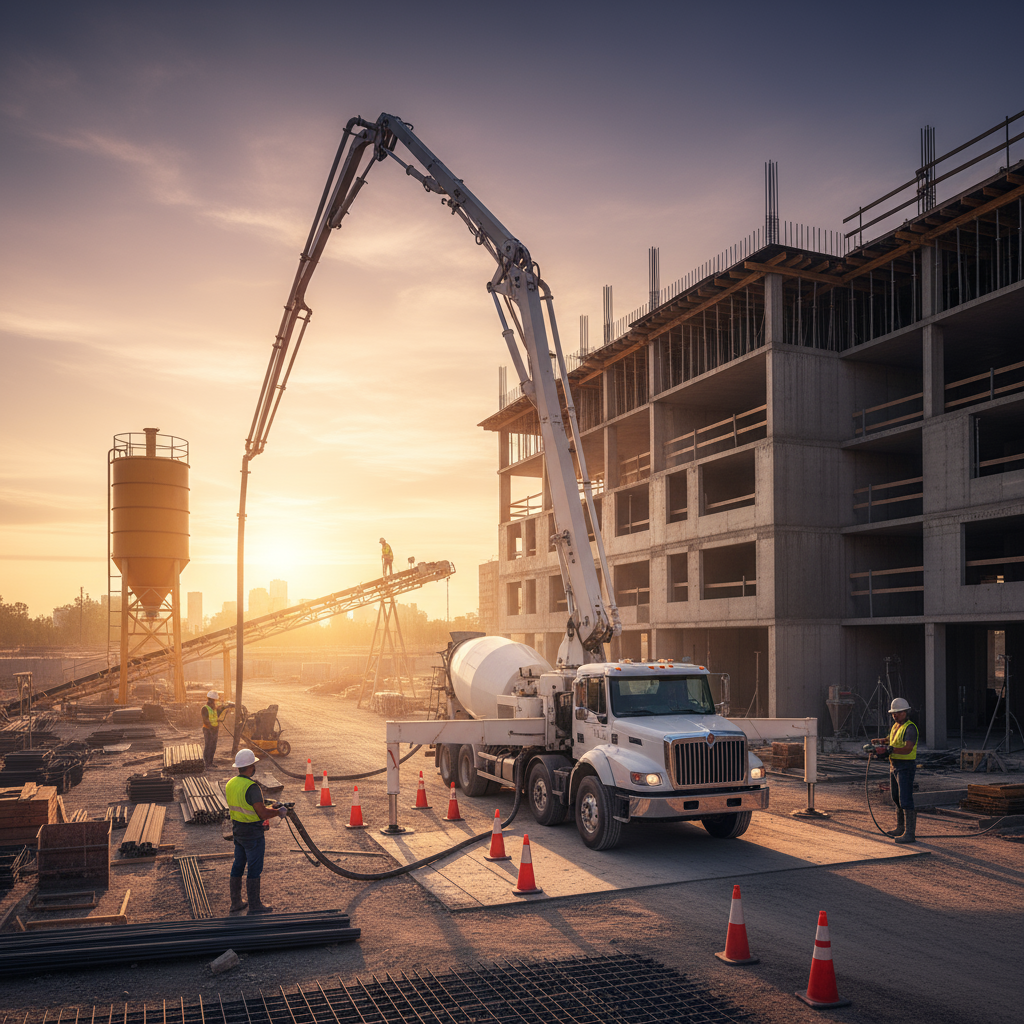 Comment optimiser l’utilisation de la pompe à béton sur un chantier?